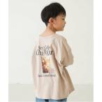 and D.petitmain / アンドディー. プティマイン カフェフードプリントワイドロンT