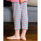 and D.petitmain / アンドディー. プティマイン 【365D.】防汚ボーダーリブ7分レギンス