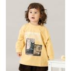 and D.petitmain / アンドディー. プティマイン 【USAコットン】CATフォトプリントロンT