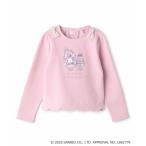 ショッピングメゾピアノ mezzo piano / メゾピアノ 【マイメロディ・クロミ】裾スカラップ　トレーナー