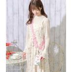 ショッピングメゾピアノ mezzo piano / メゾピアノ チェリーベリー柄 フリルショルダーストラップ