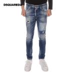 ショッピングディースクエアード 並行輸入品 ディースクエアード DSQUARED2 SKATER JEAN ジーンズ メンズ ネイビー S74LB1456 S30663