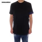 並行輸入品 ディースクエアード アンダーウェアライン DSQUARED2 UNDER WEAR Tシャツ 半袖 メンズ ブラック×ブルー D9M3S5770 016