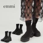 ショッピングニットブーツ emmi（エミ）ecoニットブーツ 13wgs261501 レディース  靴 シンプル 軽量  フィット デイリーブーツ 履き心地 大ヒットアイテム 2025冬