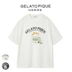 ジェラートピケ オム 接触冷感 レーヨンスリーピングドッグワンポイントTシャツ pmct252940 ジェラピケ メンズ 父の日 ルームウェア GELATO PIQUE HOMME