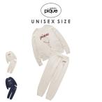 ジェラートピケ UNISEX 裏毛ワンポイントプルオーバー&ロングパンツセット puct254373set pucp254374 ジェラピケ ルームウェア ユニセックス gelato pique