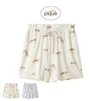 ジェラートピケ gelato pique シーズー柄ショートパンツ pwcp254254 ジェラピケ パジャマ 部屋着 ルームウェア レディース 2025秋 ギフト プレゼントにおすすめ