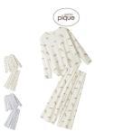 ジェラートピケ シーズー柄ロンT&ロングパンツセット pwct254253set pwcp254255 上下セット ルームウェア パジャマ gelato pique