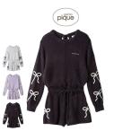 ショッピングジェラートピケ ジェラートピケ HALLOWEEN リボンフェザーロンパース pwno254027 ジェラピケ ハロウィン ルームウェア 部屋着 パジャマ gelato pique