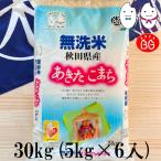 ショッピングお米 お米 BG無洗米 30kg（5kg×6） 秋田県産あきたこまち 令和5年産