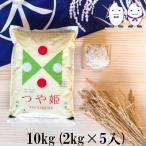 ショッピング米 5kg 送料無料 お米 10kg(2kg×5） 山形県産つや姫 令和5年産