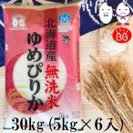 お米 BG無洗米 30kg（5kg×6） 北海道産ゆめぴりか 令和4年産