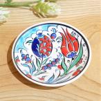 トルコ雑貨 トルコ陶器 キュタフア陶器 小皿 豆皿 ハンドメイド インテリアNO30