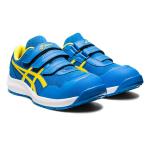 ショッピングアシックス 安全靴 安全靴 CP215 アシックス 1273A079 ウィンジョブ 400 ディレクトワールブルー×ヴァイブラントイエロー asics セーフティーシューズ  ベルトタイプ 4色展開