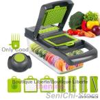 ショッピングチョッパー サラダポテトフードチョッパーキッチンガジェットグレースタイル2用8in1野菜チョッパー