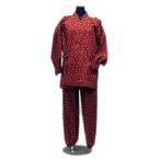 作務衣　女性 　レディース　もめん　日本製　小桜模様　No5099