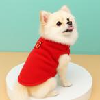 【在庫限り! クリアランスセール50%OFF!! 】犬服 ドッグウェア フリース ベスト 冬服 セール おしゃれ 秋 冬 暖か 防寒 洋服 散歩 ハイネック袖なし 簡単着用