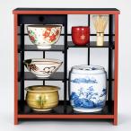 PayPayポイント5%(全額PayPay残高等で支払い LINEと連携) 茶道具 棚（たな） なごみ茶棚セット 組立済
