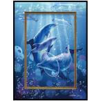 クリスチャン・リース・ラッセン ビッグアート ドルフィンシンフォニー CL-08012