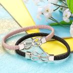 静電気除電 ダブルハートブレス ハートブレスレット レディース アクセサリー 日本製 静電気ブレスレット