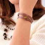 Yahoo! Yahoo!ショッピング(ヤフー ショッピング)静電気除電 本革おしゃれブレスレット レディース アクセサリー 日本製