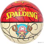 バスケットボール 7号 チョッパー ONE PIECE ヒトヒトの実 レッド 78-040J ワンピース バスケ 合成皮革 屋内 屋外 スポルディング 25AW 正規品
