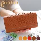 【最大p25%選べるノベルティ付】 genten ゲンテン cut work カットワーク 小銭入れ付き長財布 44249(40615)