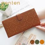 【選べるノベルティ付】 genten ゲンテン Dia cut work ダイヤカットワーク 薄型長財布 43986