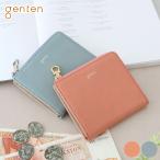 ショッピングミニ財布 【ケアセット＋安心の3年保証付】 genten ゲンテン Armonia アルモニア ミニ財布（L字ファスナー式） 44883