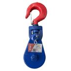 ショッピング保険 HELIX 強力型滑車 一車スナッチ 2ton スナッチブロック 2000kg ブロック滑車 2トン フック式 プーリーブロックレッカー車 積載車 ワイヤーロープ