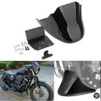 バイクフロントボトムスポイラーマッドガードエアダムチンフェアリングハーレースポーツスターXLアイアン883 1200マットブライト用