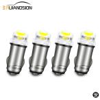 メルクリン600150機関車台車用BA5SミニチュアLEDランプ4個セット白色4300K COB 0.5W DC 12V-22V 80LM 5MM 省エネ