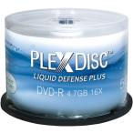 ショッピングdvd-r PLEXDISC PLX-DR16LD50 (Liquid Defence) データ用 DVD-R 耐水＆光沢写真画質ワイドホワイトレーベル (1-16倍速/50枚スピンドル) Vガード OCP方式対応