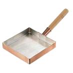 料理道具厨房用品/銅玉子焼関東型21cm寸法:210x210x深さ36mm