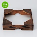 3個セット ラーメン鍋 和食器 / 釜台（大） 寸法：21.8 x 21.8 x 4cm