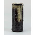 ☆ 神仏器 ☆黒伊賀白樺花瓶 [ 8.2 x 19.8cm ] 【 神仏具 総金 供養 お彼岸 お盆 】