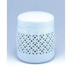 骨壷 透かし七宝(淡青磁) 5寸 [5寸]