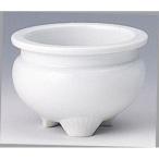香炉 白 三ツ足型  3.5寸 [3.5寸]