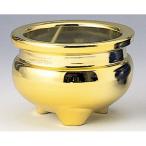香炉 金 三ツ足型  3.5寸 [3.5寸]