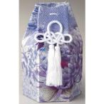 骨袋 彩華 六角袋（パープルNo..3） 2寸 [2寸壷用] 仏具 神具 供養 お墓 仏壇 お盆 お彼岸