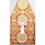 骨覆 上金覆(赤) 6寸骨壷用 [6寸骨壷用]  | 仏具 神具 供養 お墓 仏壇 お盆 お彼岸