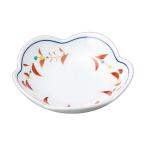 赤絵花つなぎ梅型皿[10.9×2.7cm]強化|変形皿|食器かわいいおしゃ...