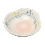 萩風梅ヒサゴ小皿[9.4×8.8×...