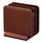 ショッピングナプキン ナプキン/メニュースタンド(ブラウン)BB-3 寸法:11×8.9×10.7cm | 卓上製品