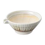 茶十草片口すり鉢5号[16.5×1...