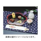 盛器梅型盛皿黒天朱[13.9x13.9x0.8cm]木製品料亭旅館和食器飲...