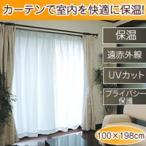 値下げ 送料無料 ナノレッド 保温レースカーテン 100×198cm