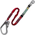 TSUYORON 胴ベルト型墜落制止用器具用ランヤード(伸縮タイプ)ノビロン(RE)ショックアブソーバ+フックFS−25・フックFS−99 TBL-NV99-RE-BP