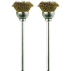 PROXXON マイクログラインダー用先端工具 28963 ワイヤーブラシ 2本 カップ型 (真鍮) 6Sまとめ売り 【まとめ売り商品】