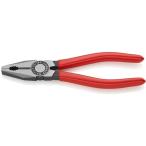 KNIPEX ペンチ 0301-180 プラスチックハンドル 180mm 6丁まとめ売り 【まとめ売り商品】